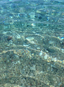 The clearest most beautiful water in the world! Kythera, Greece, May 2015